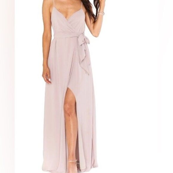 Show me Your MuMu  Liz Maxi Dress Dusty Blush size medium - Picture 1 of 9